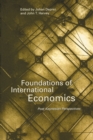 Image for Foundations of international economics  : post Keynesian perspectives