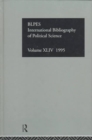 Image for IBSS: Political Science: 1995 Vol 44