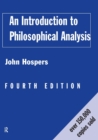 Image for An Introduction to Philosophical Analysis