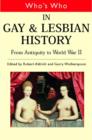 Image for Who&#39;s Who in Gay and Lesbian History Vol.1