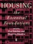 Image for Housing: The Essential Foundations