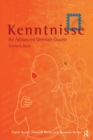Image for Kenntnisse  : an advanced German course: Teacher&#39;s book