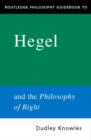 Image for Routledge Philosophy GuideBook to Hegel and the Philosophy of Right