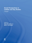 Image for Social Perspectives in Lesbian and Gay Studies