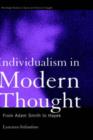 Image for Individualism in modern thought  : from Adam Smith to Hayek