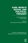 Image for Karl Marx&#39;s social and political thought  : critical assessment
