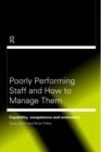 Image for Poorly performing staff in schools and how to manage them  : capability, competence and motivation