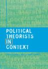 Image for Political Theorists in Context