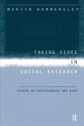 Image for Taking sides in social research  : essays on partisanship and bias