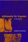 Image for Philosophy for linguists  : an introduction
