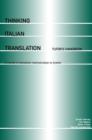 Image for Thinking Italian translation  : a course in translation method: Tutor&#39;s handbook