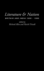 Image for Literature and nation  : Britain and India 1800-1990