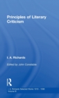 Image for Principles of Literary Criticism V3