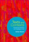 Image for Texts and contexts  : introducing literature and language study