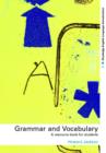 Image for Grammar and vocabulary  : a resource book for students