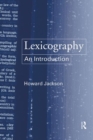 Image for Lexicography