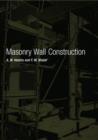 Image for Masonry wall construction