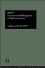 Image for IBSS: Political Science: 1999 Vol.48