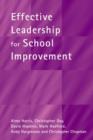 Image for Effective Leadership for School Improvement