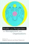 Image for Realist Perspectives on Management and Organisations