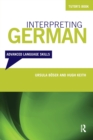 Image for Interpreting German-Tutors Bk