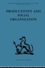 Image for Productivity and Social Organization