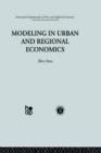 Image for Modelling in Urban and Regional Economics