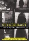 Image for Criminology  : a sociological introduction