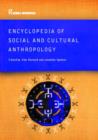 Image for Encyclopedia of social and cultural anthropology