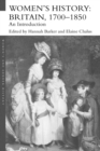 Image for Women&#39;s history  : Britain, 1700-1850