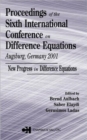 Image for Proceedings of the Sixth International Conference on Difference Equations Augsburg, Germany 2001
