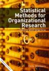 Image for Statistical methods for organizational research  : theory and practice