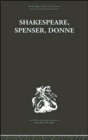 Image for Shakespeare, Spenser, Donne