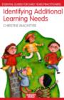 Image for Identifying additional learning needs  : listening to the children
