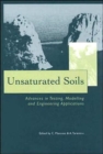Image for Unsaturated Soils - Advances in Testing, Modelling and Engineering Applications
