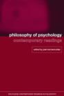 Image for Philosophy of psychology  : contemporary readings