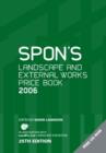 Image for Spon&#39;s Landscape and External Works Price Book