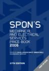 Image for Spon&#39;s mechanical and electrical services price book 2006