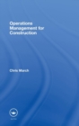 Image for Operations Management for Construction