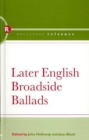 Image for Later English broadside ballads