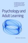 Image for Psychology and Adult Learning