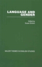 Image for Language and gender  : modern themes in English studies