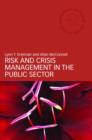 Image for Risk and Crisis Management in the Public Sector