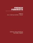 Image for French Feminists V2 : Critical Evaluations in Cultural Theory