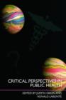 Image for Critical Perspectives in Public Health