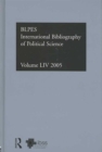 Image for IBSS: Political Science: 2005 Vol.54