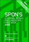 Image for Spon&#39;s external works and landscape price book 2008