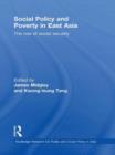 Image for Social Policy and Poverty in East Asia