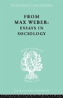Image for From Max Weber: Essays in Sociology