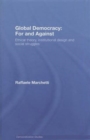 Image for Global democracy  : for and against